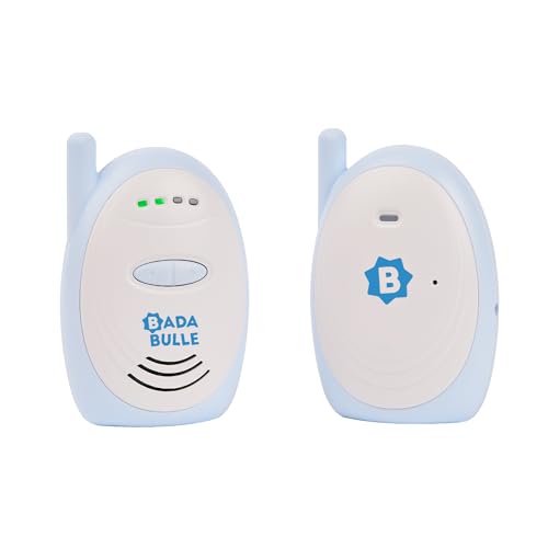 Badabulle Audio Babyphone - Alcance 300 m - Fácil de usar - compacto - Garantía de por vida