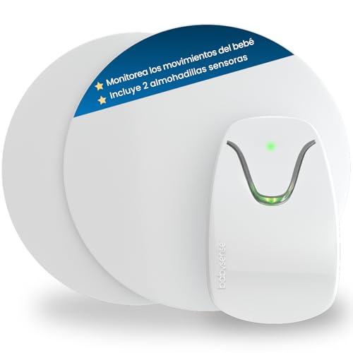 Babysense Monitor para Bebés con Alertas de Respiración en Tiempo Real, Notificaciones de...