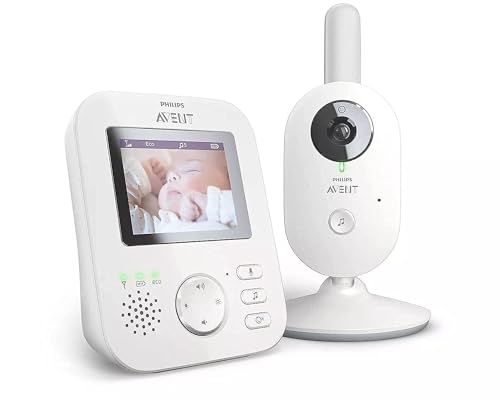 Philips Avent Vigilabebés Con Cámara Scd833/01 - Vigilabebés Con Vídeo Digital Con Privacidad Y...
