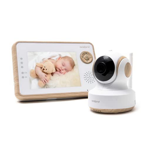 Availand Follow Baby - Vigilabebés, Cámara Motorizada Orientable, Pantalla LCD inalámbrica de...