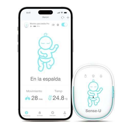 Sense-U Sensores de Monitor de bebé: realiza un Seguimiento del Movimiento Abdominal, la sensación...