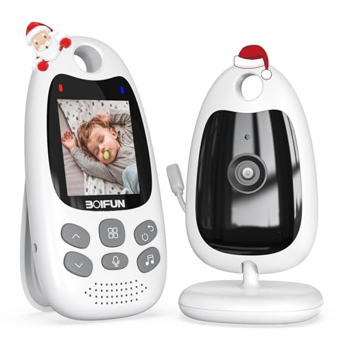 BOIFUN Camara Vigilancia Bebe, audio y movimiento, Vigilabebes con Camara, Visión Nocturna, VOX,...