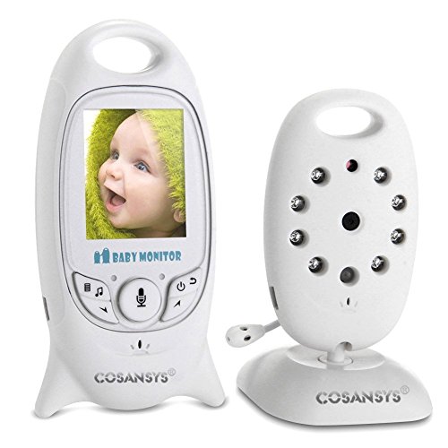 GEEDIAR Vídeo Inalámbrico Baby Monitor con Cámara Digital Monitor de Temperatura de visión...