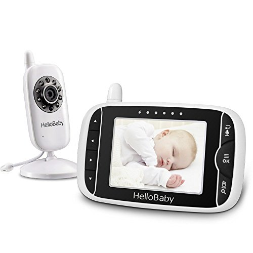 HelloBaby HB32 Camara vigilancia Bebe Vigilabebés Monitor Inalámbrico de Vídeo con Cámara...